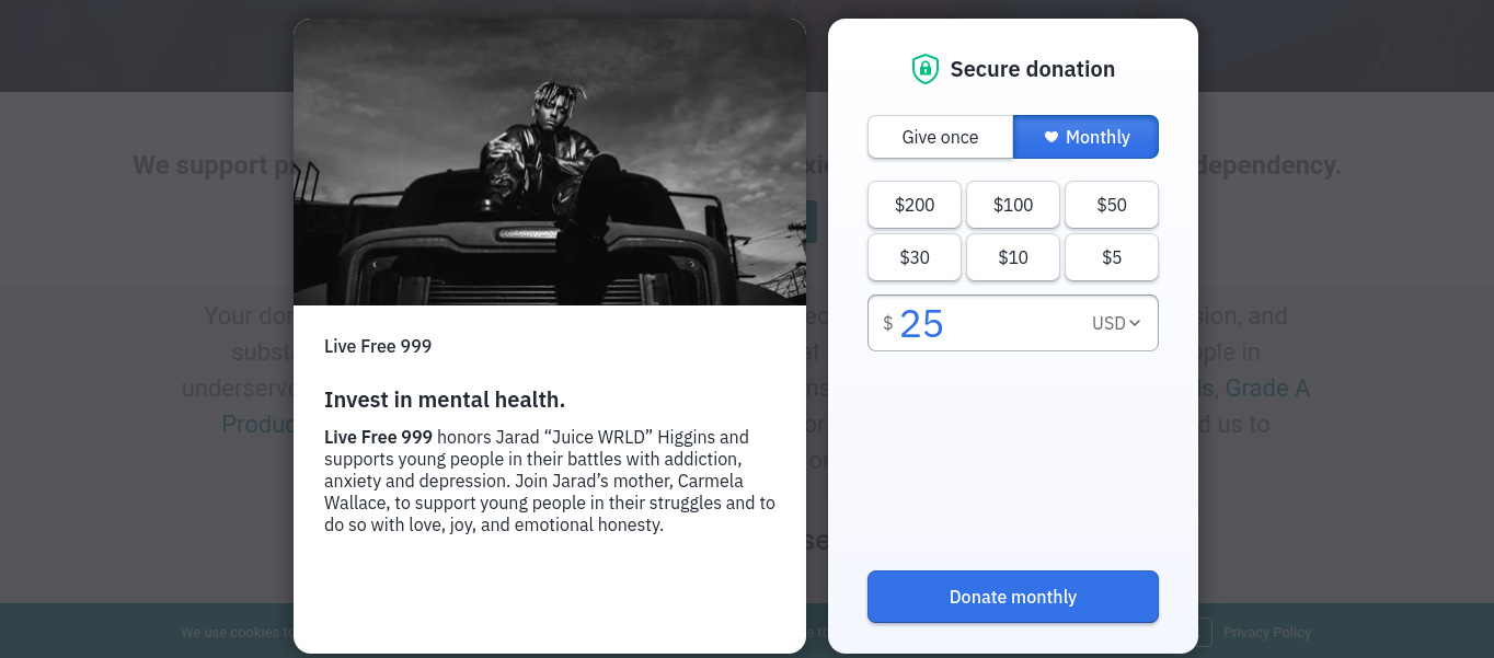 Go Support The Charity Dedicated to Juice WRLD