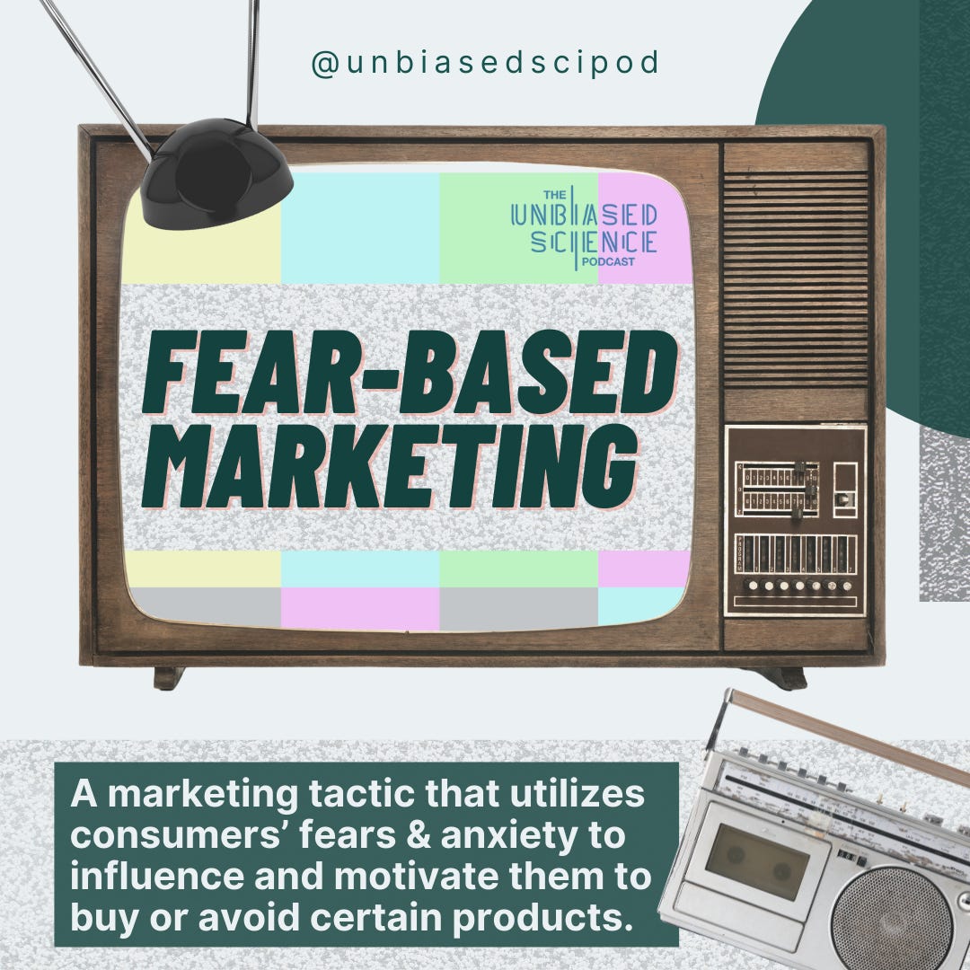 Fear-based marketing - Unbiased Science