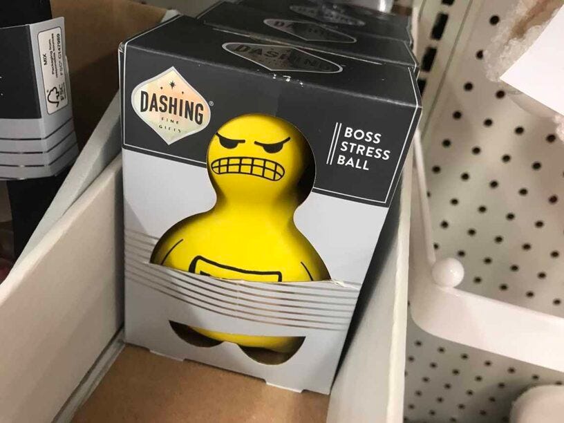 Dashing fine gifts stress ball top