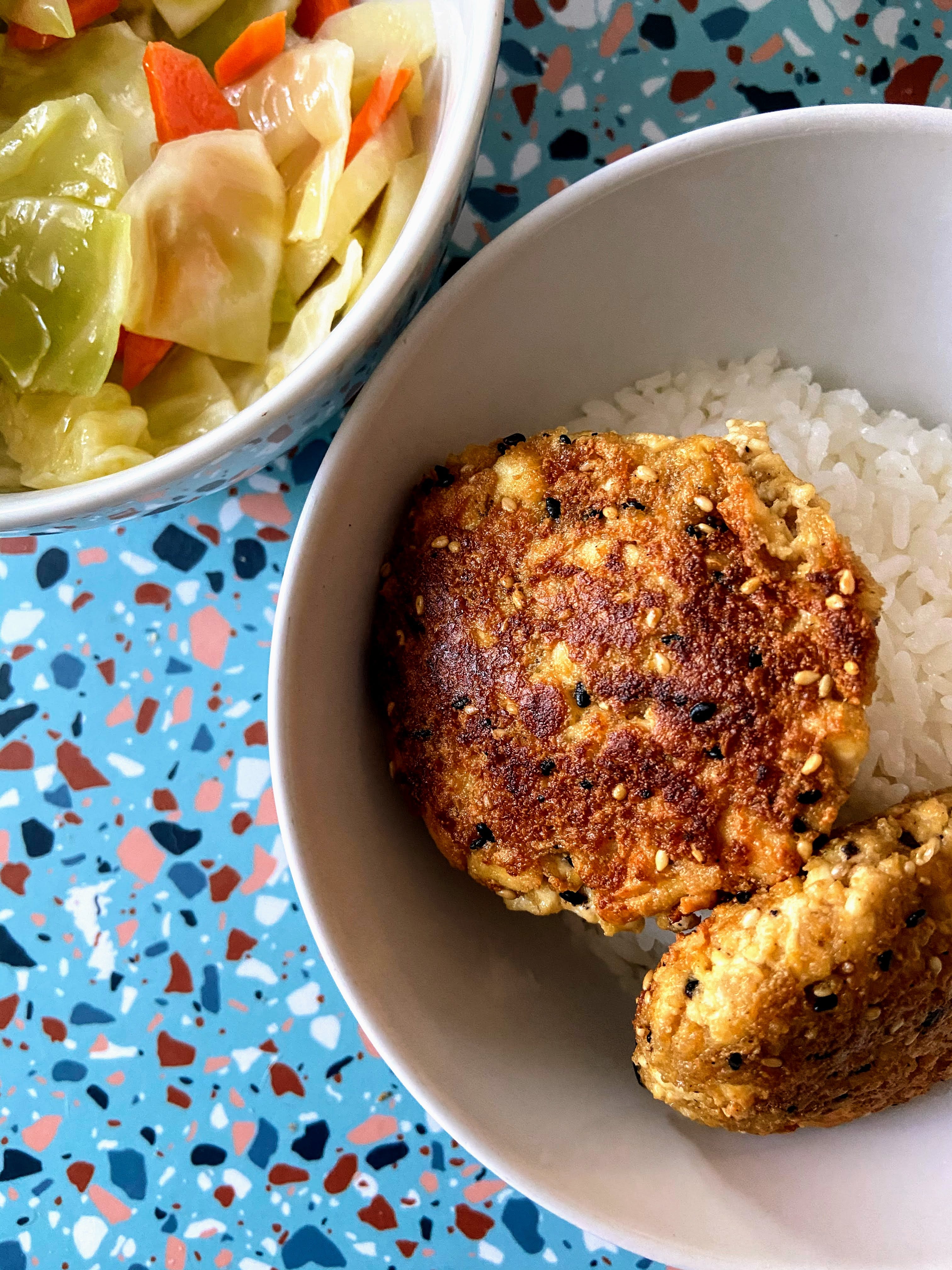 Trying to make it House Foods Tofu Burger Patty Mix