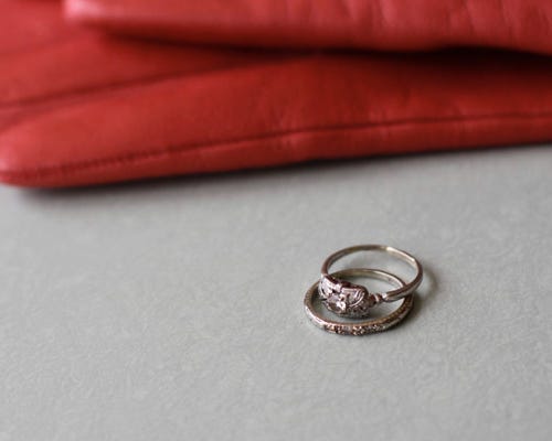 Super simple cheap engagement rings