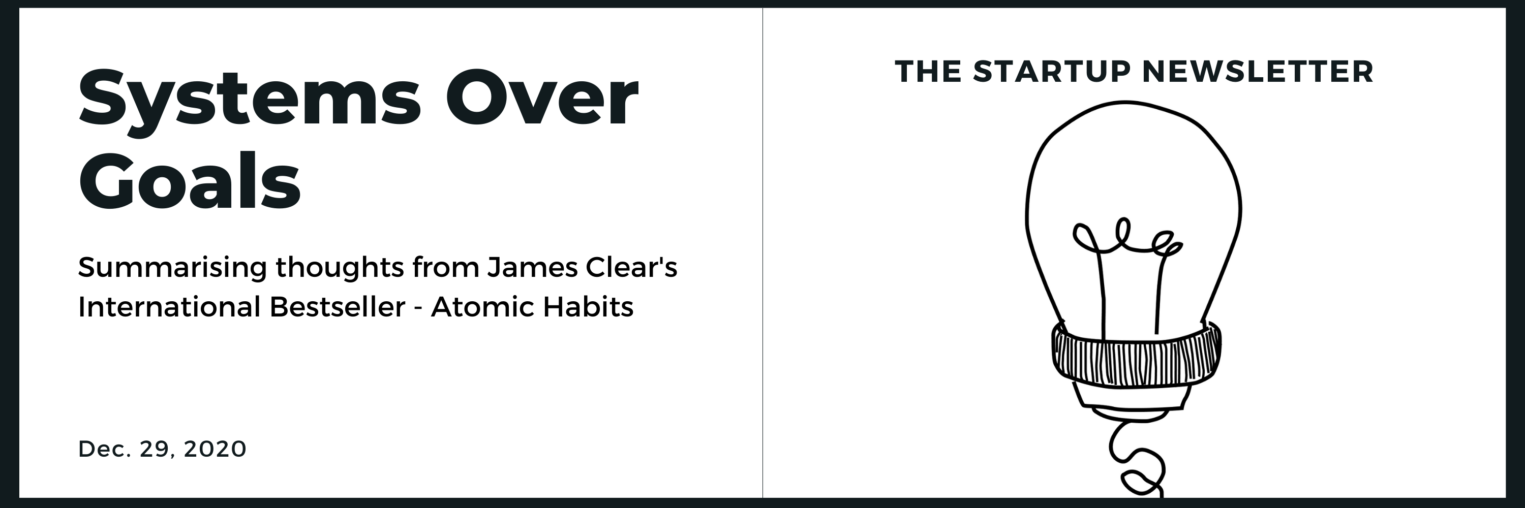 Systems Over Goals by Richard Awoyemi The Startup