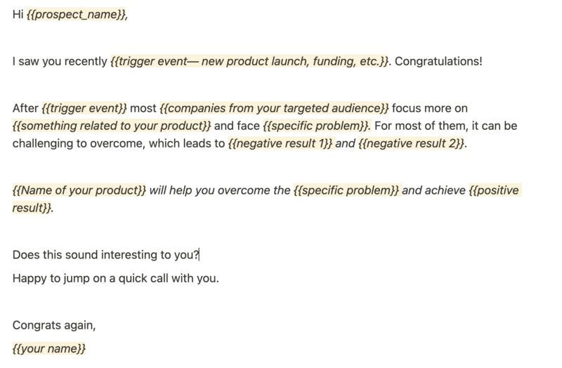 Cold email template (+framework) to book more meetings & 5 essential