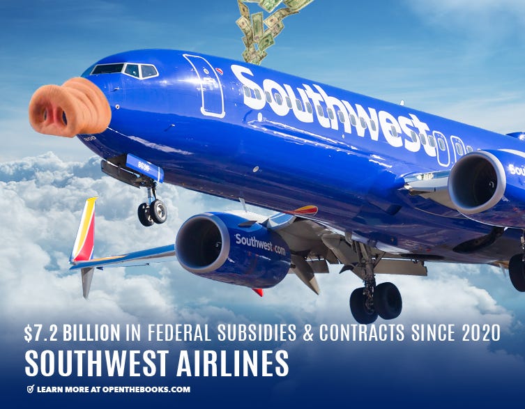 7.2 Billion In U.S. Subsidies Can’t Keep Southwest In The Air For Christmas