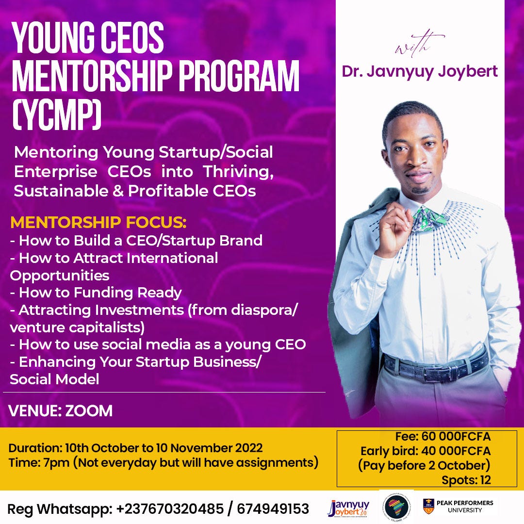 Young CEOs Mentorship Program (YCMP)