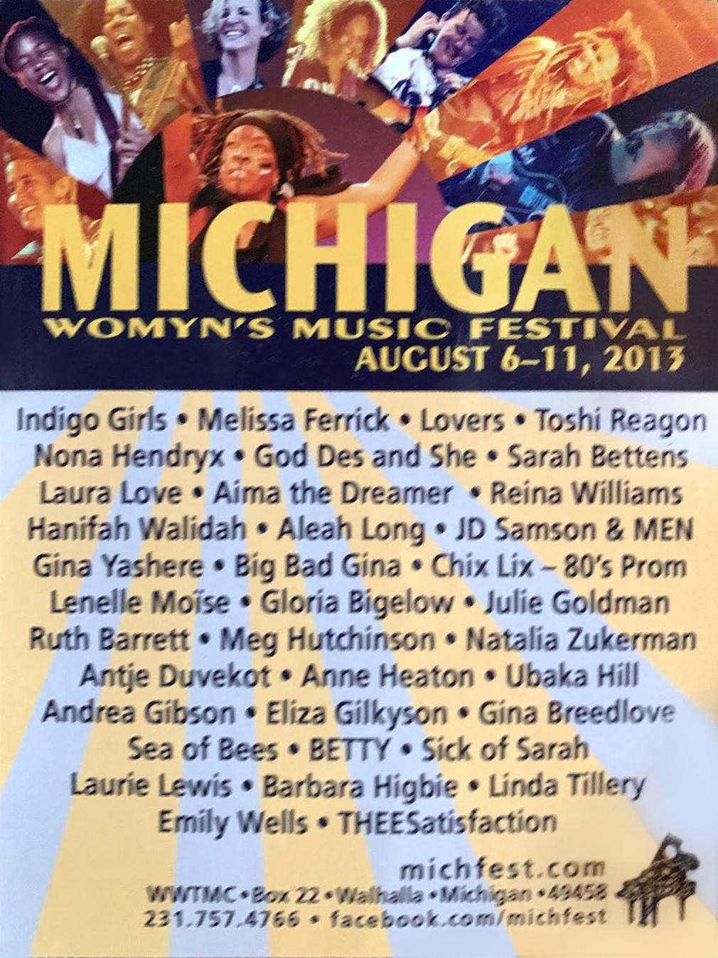 Michfest, a celebration by Graham Linehan