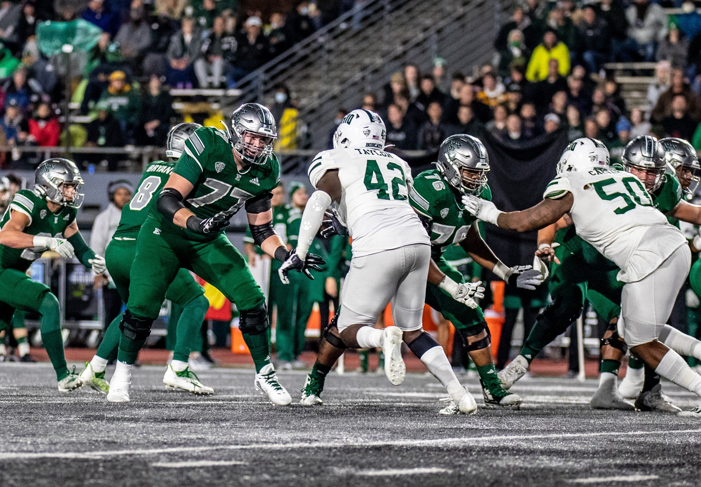 Eastern Michigan OL It Starts Up Front (But Who's Behind Them?)