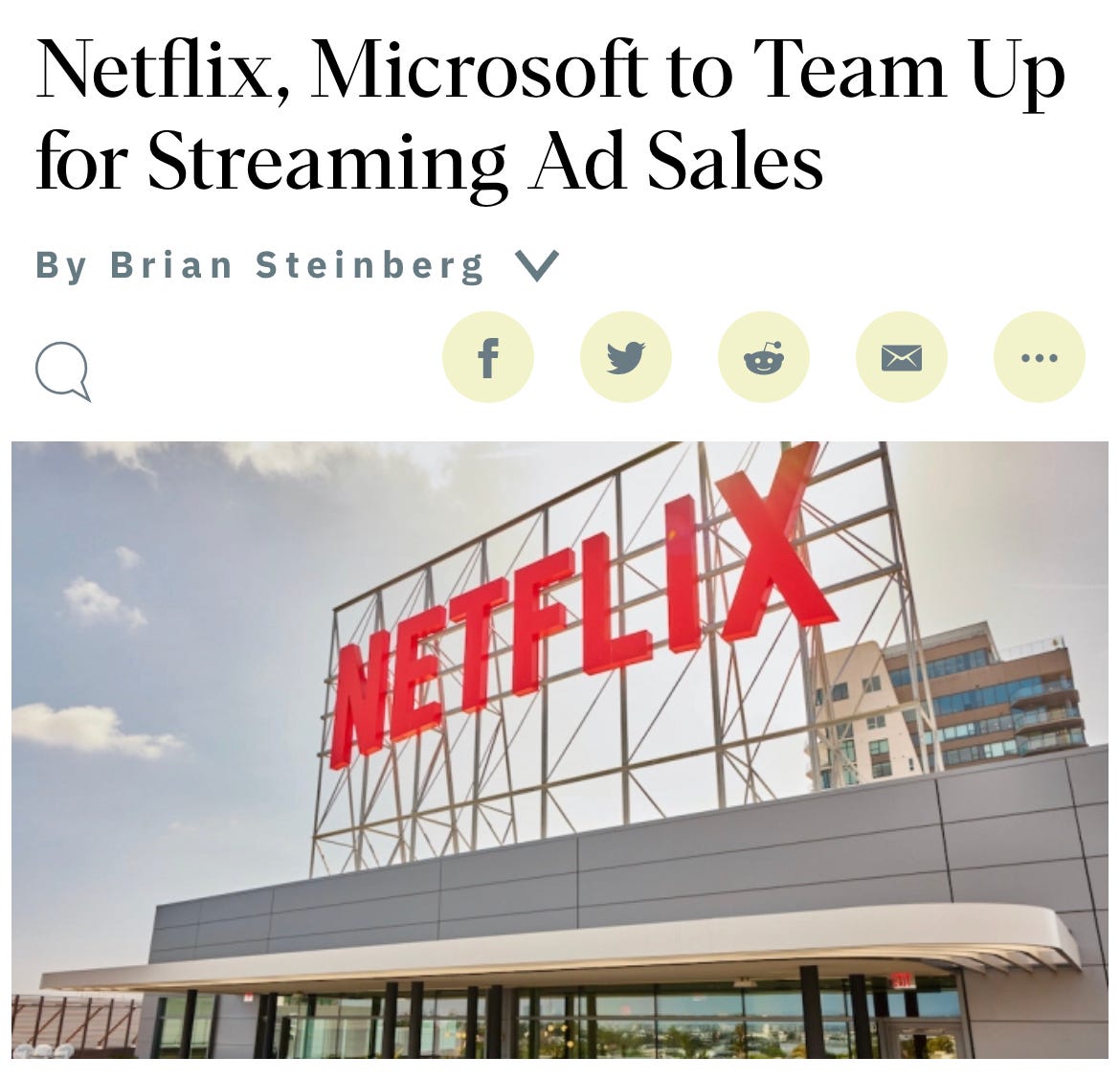 While at sales war netflix