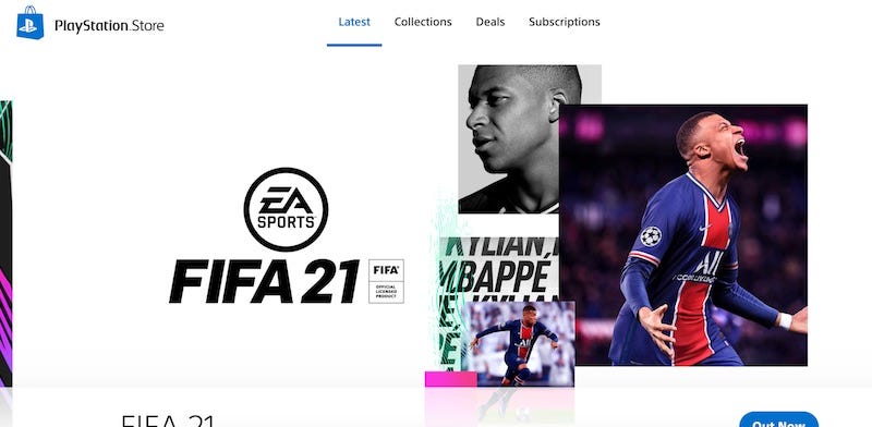 Ps4 web store store