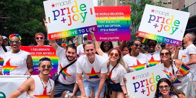Macy's gay outlet pride shirts