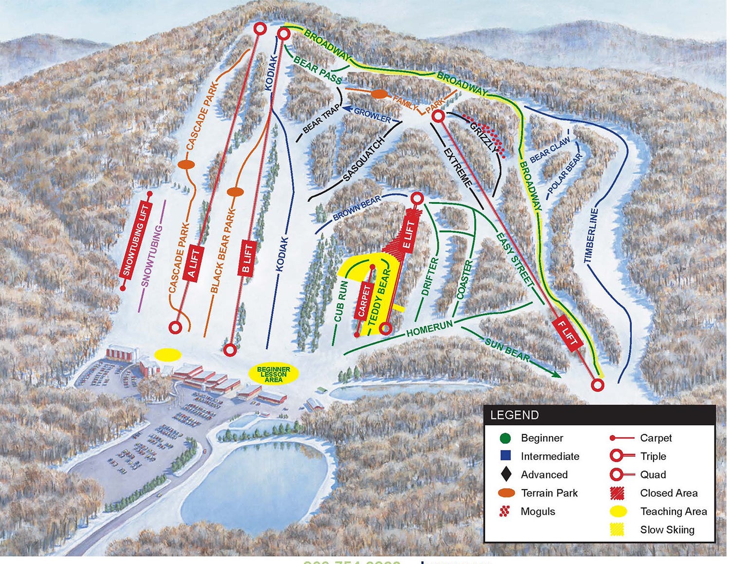 Ski Cooper Releases 202223 Partner Map 3 Days Each at 59 Ski Areas
