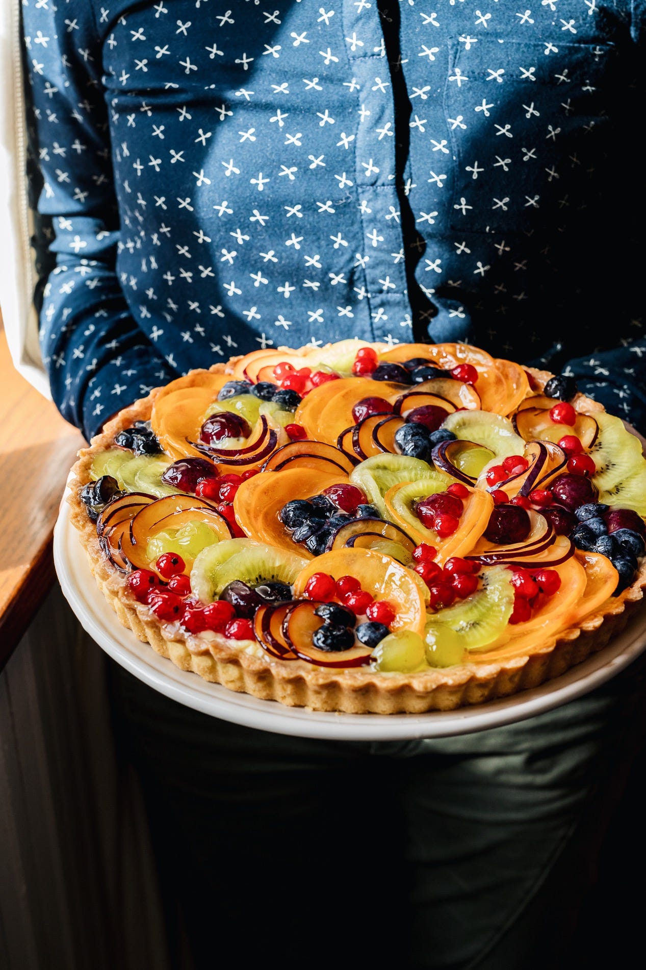 A seasonal crostata di frutta fresca