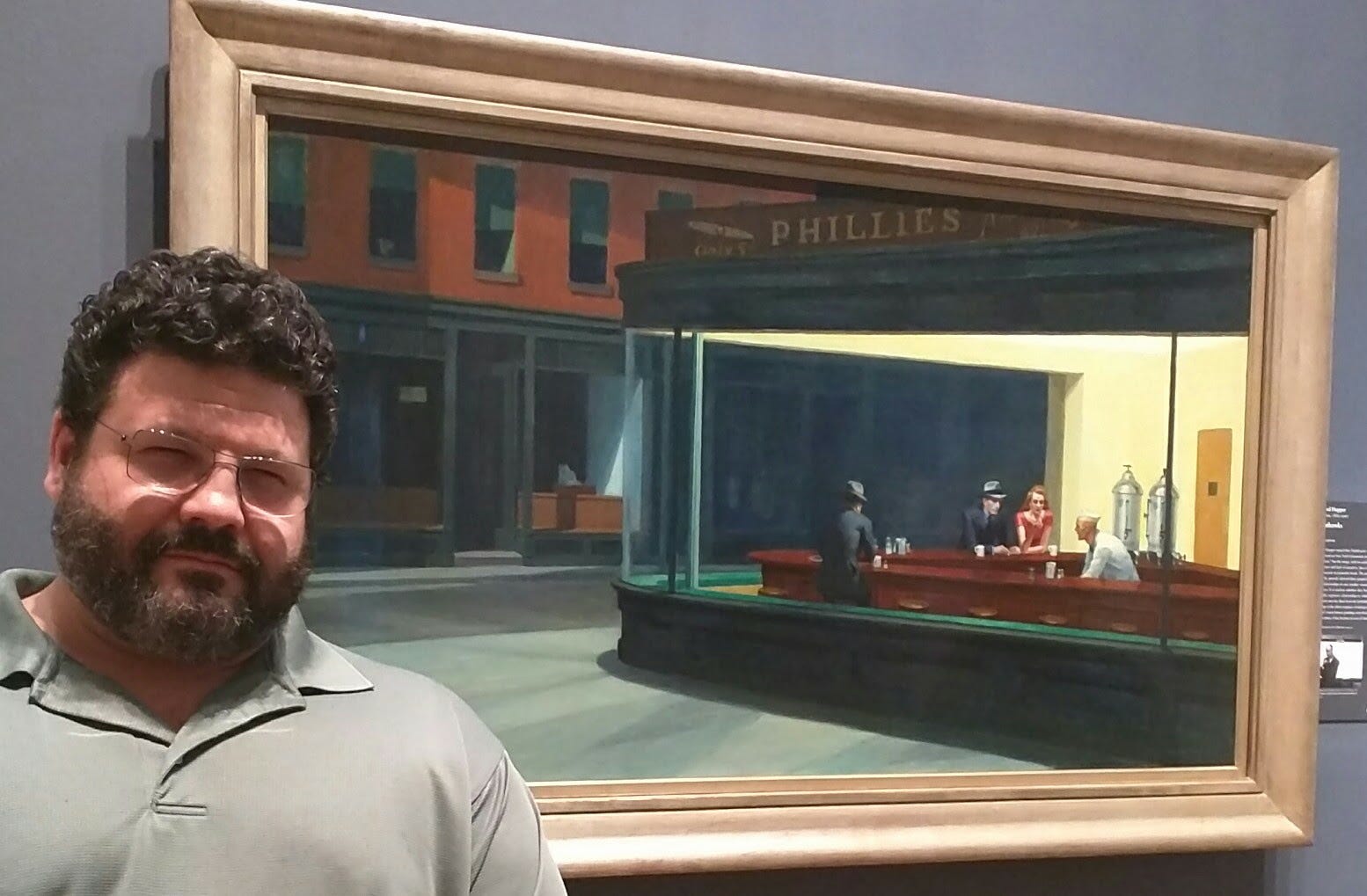Edward Hopper Paintings of People on Cell Phones