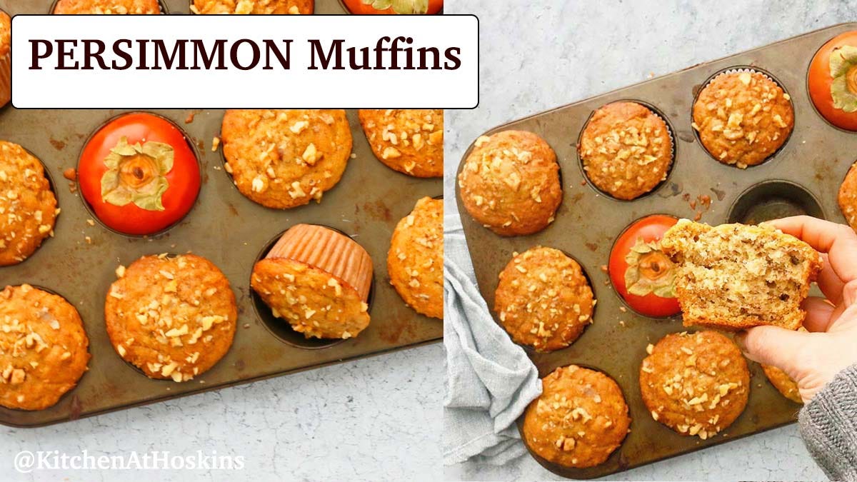 2 ways to Bake with Persimmons by Maria Doss