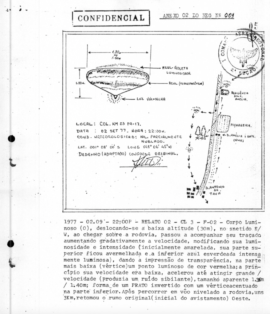 Operação Prato: Brazilian Air Force UFO Photographs & Details About The ...