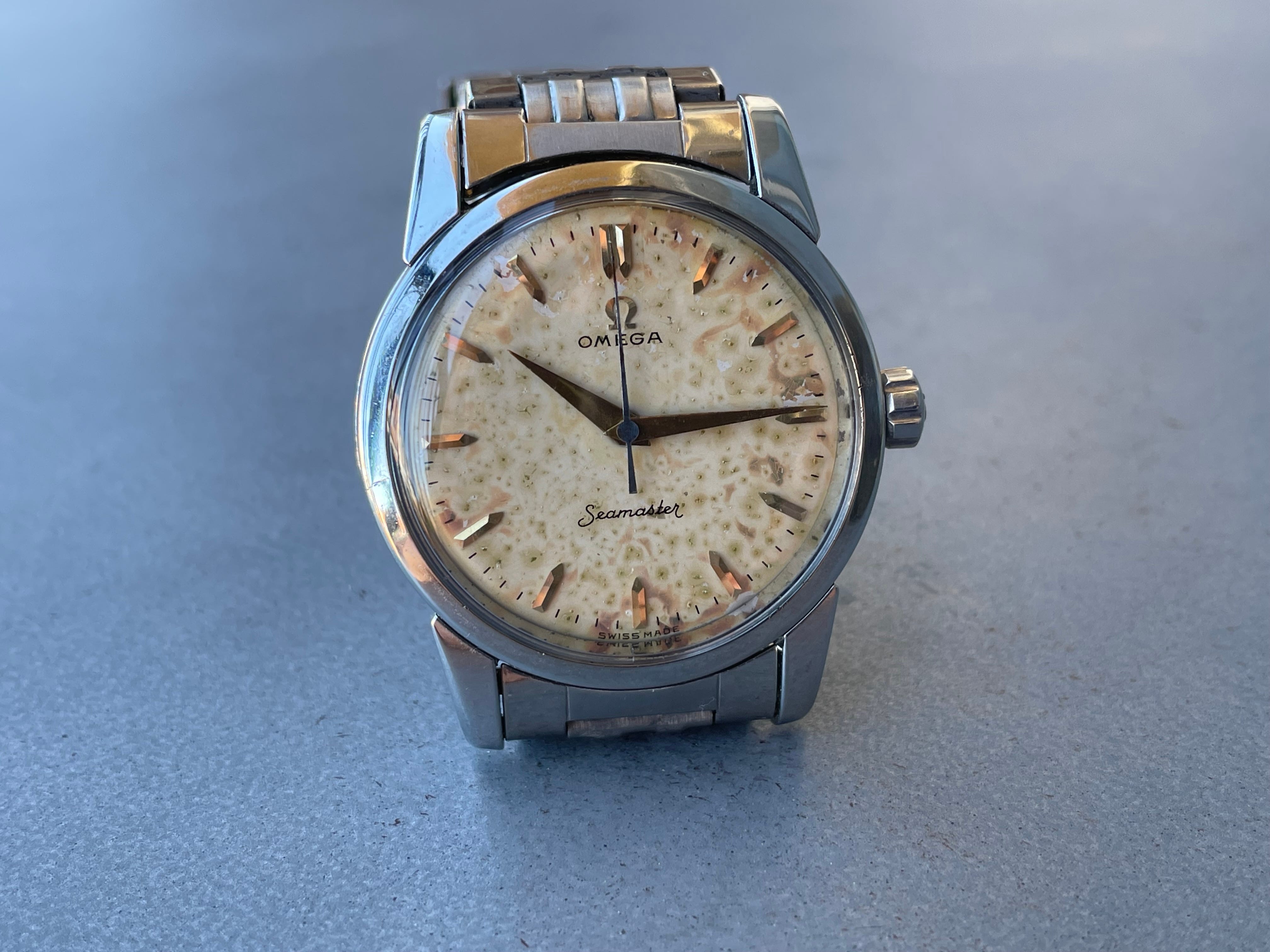Patina dial clearance