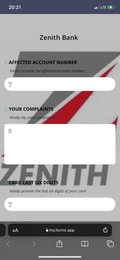 How can i unblock my zenith bank clearance account