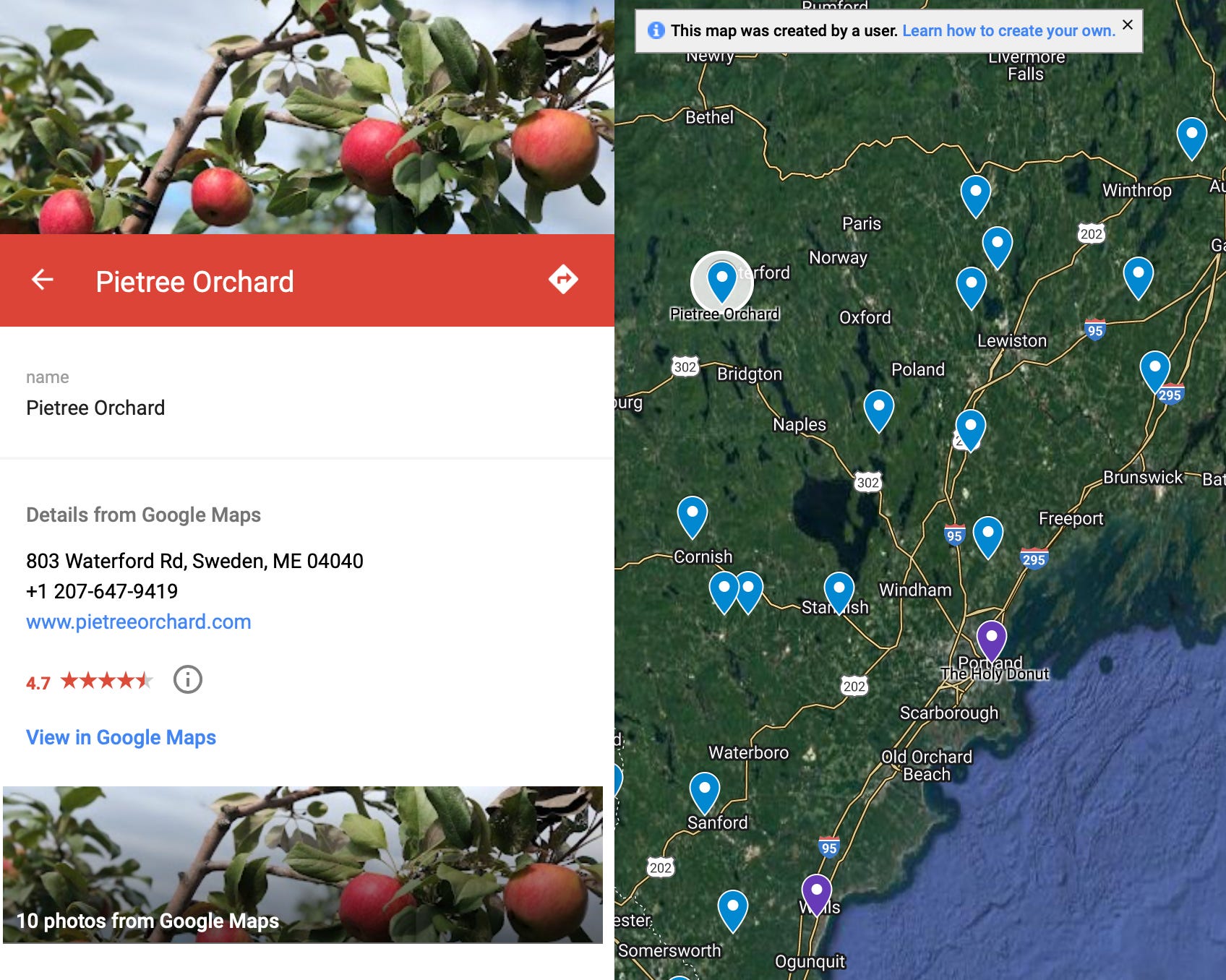 Cider Donut Map by Doug Greenfield Map of the Week