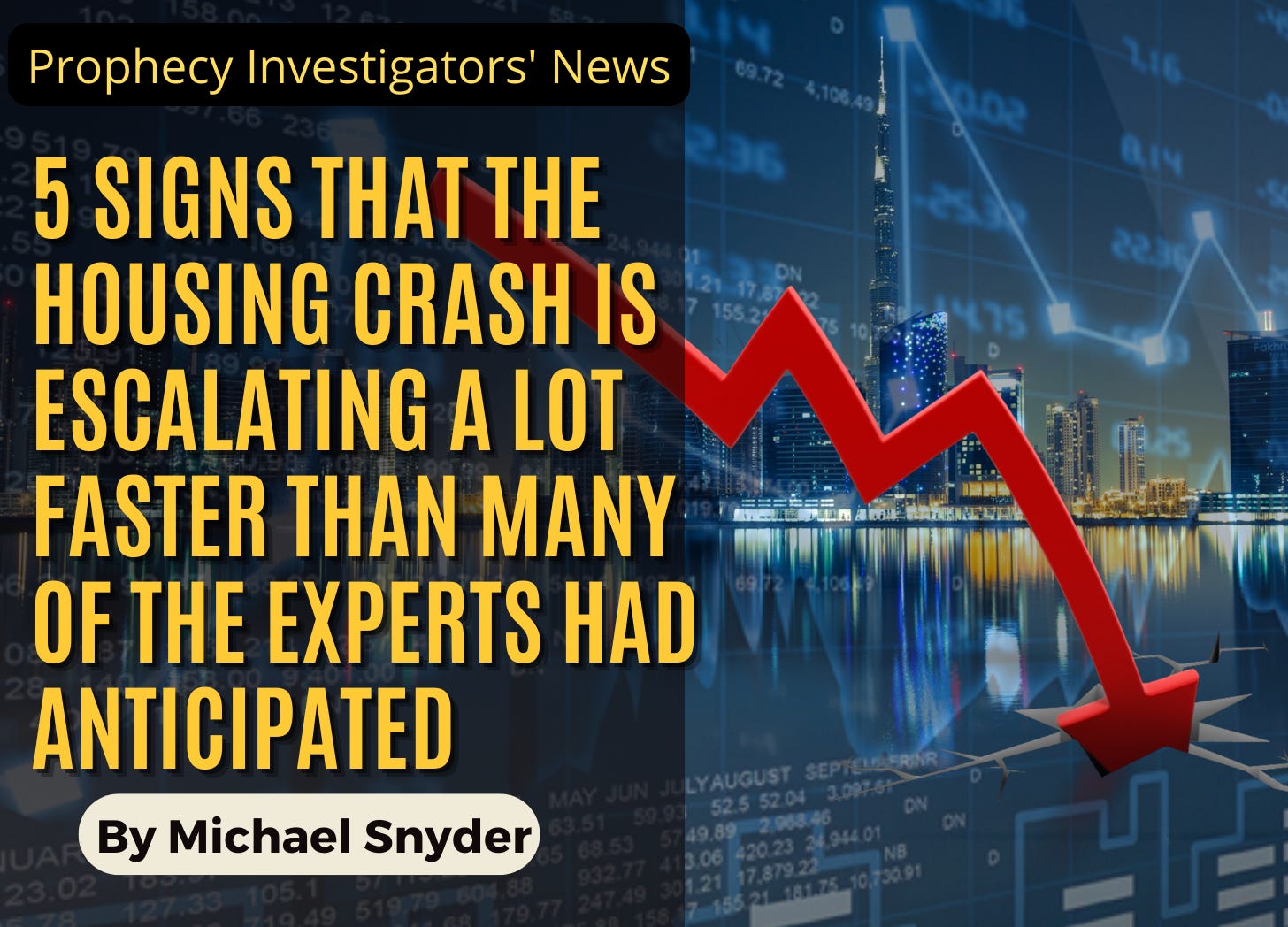 5 Signs the Housing Crash is Escalating a Lot Faster Than Many Experts