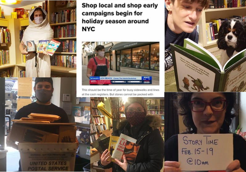 Notebook Announcing our New Bookstore Partner, Astoria A