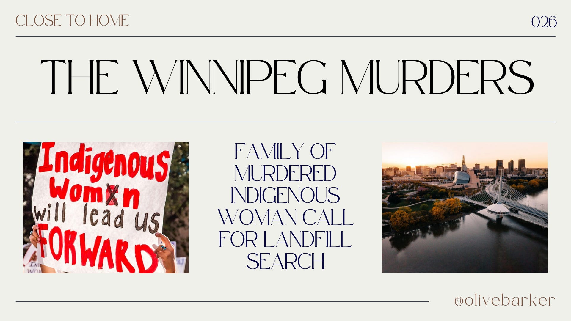 The Winnipeg Murders Indigenous Women Go Missing