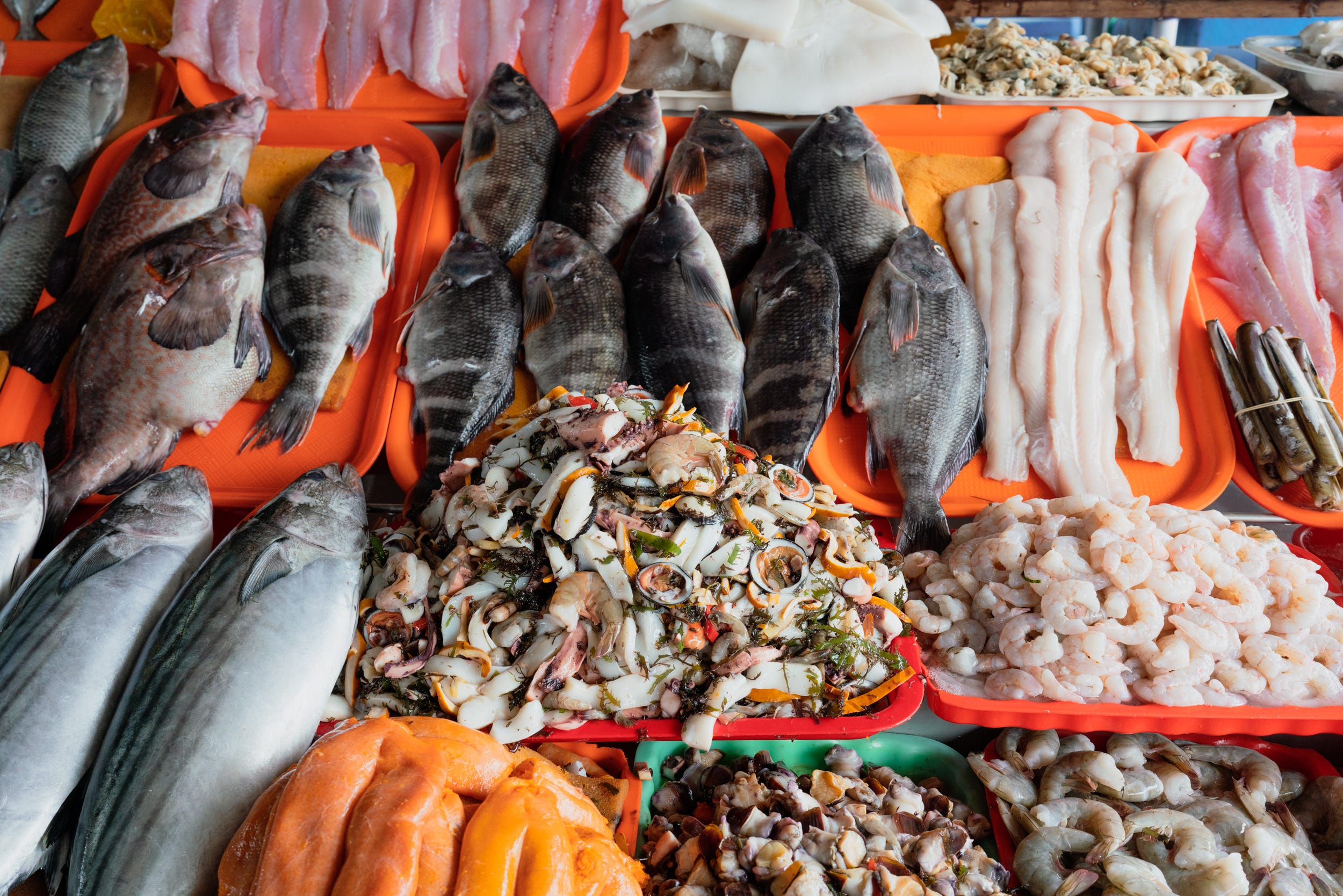 Fresh sales fish market