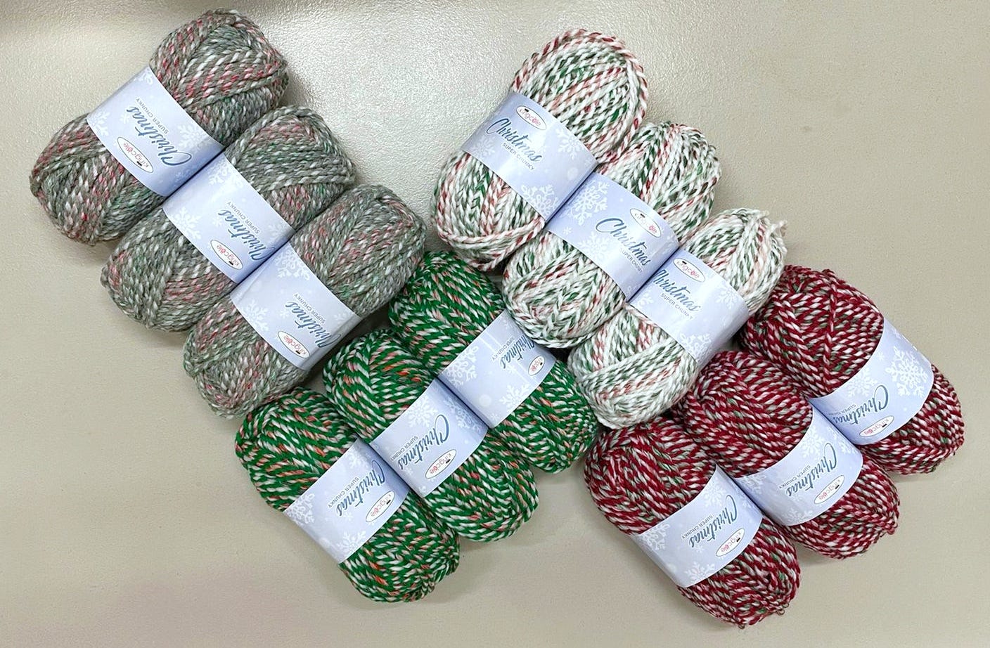 Christmas yarn shop