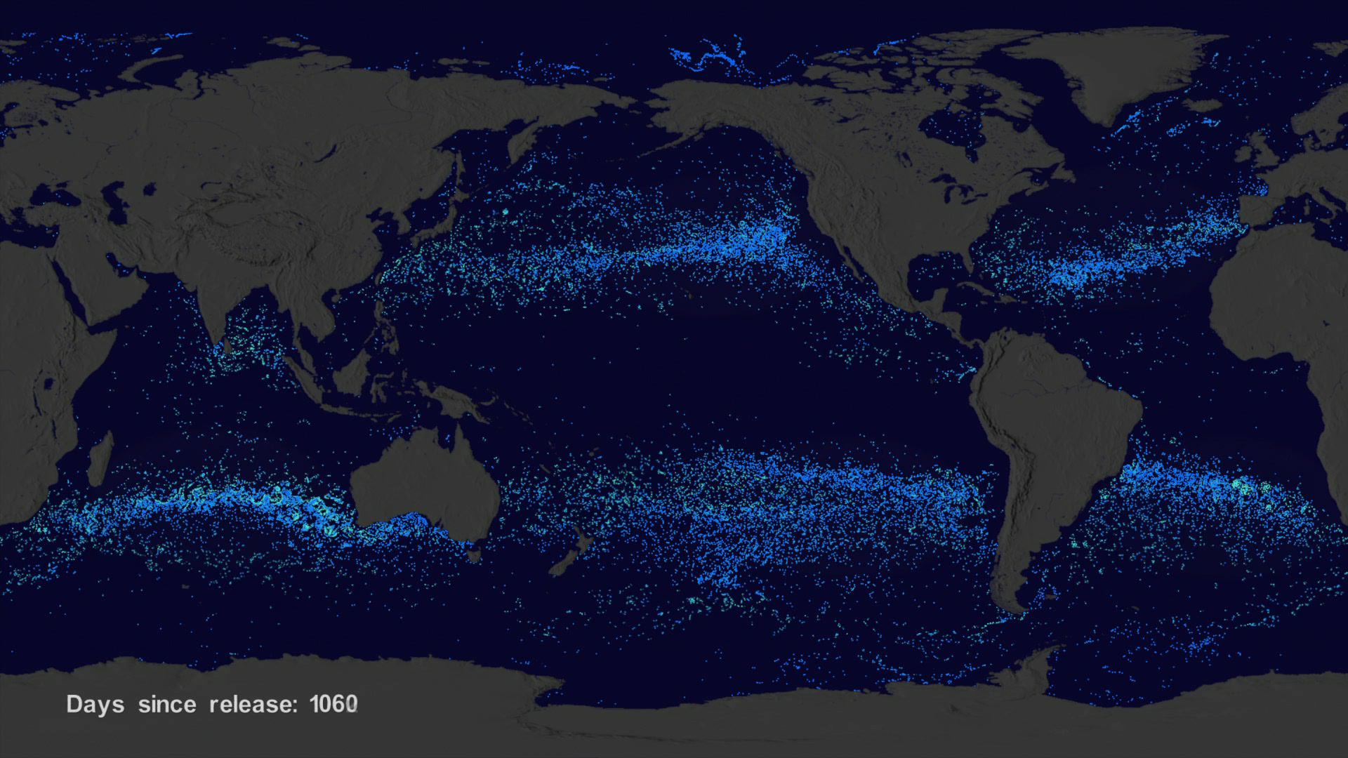 тихоокеанское мусорное пятно фото из космоса