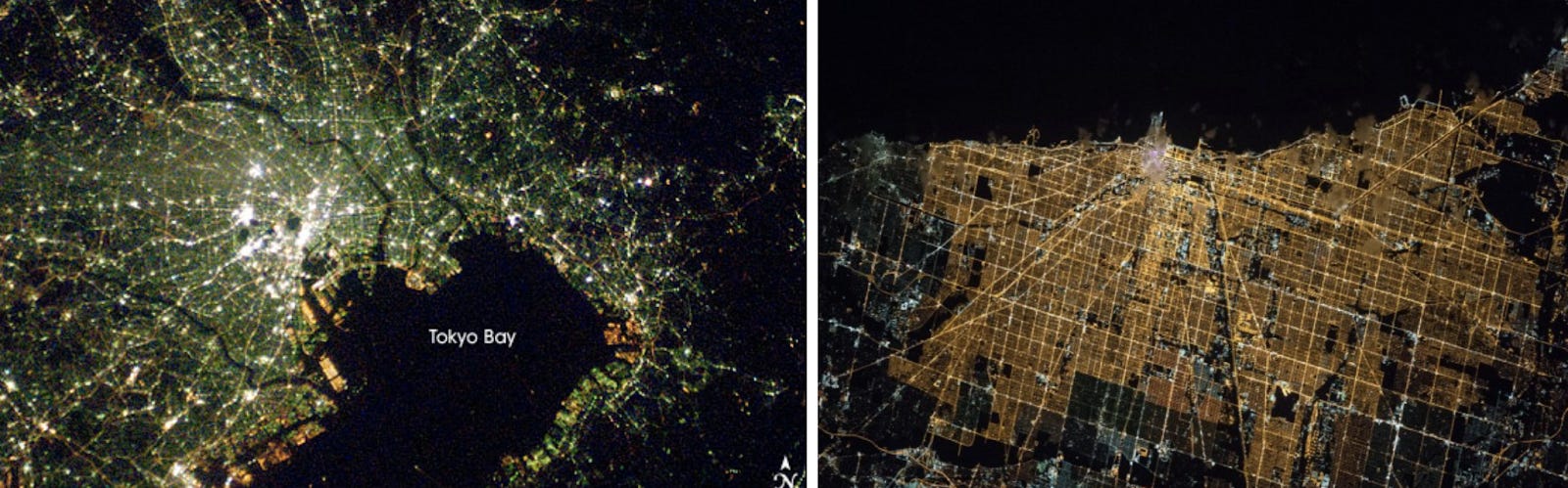 Lamps shop from space