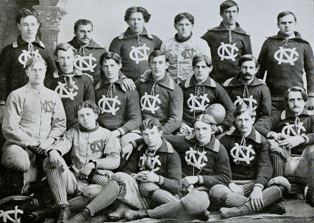 The First Southern Football Team to Play in the North 1893 North