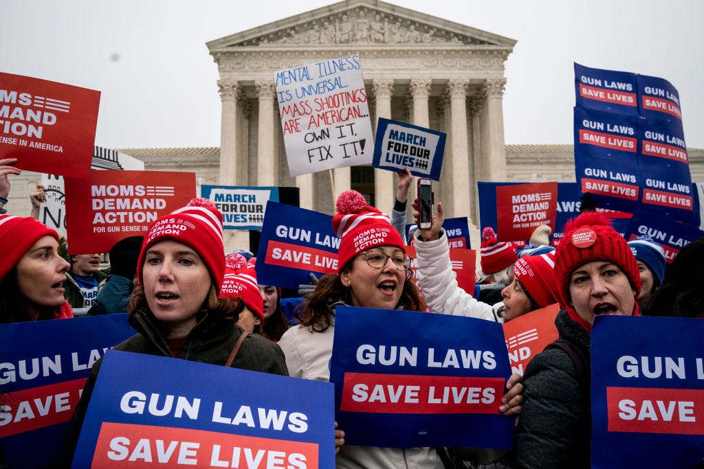 The liberal freak out over the Supreme Court gun carry ruling has begun