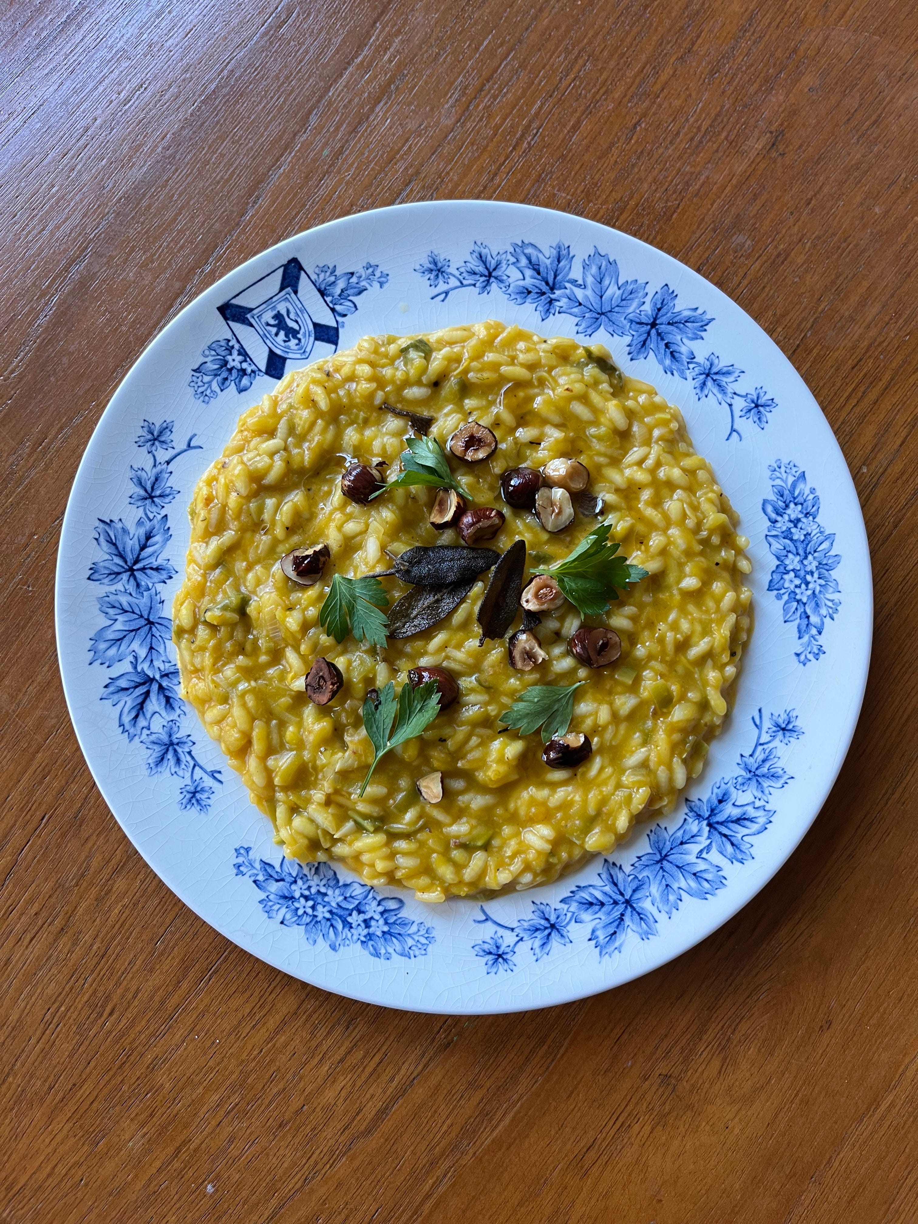 Squash risotto baby !! - by Dominic Lamirande