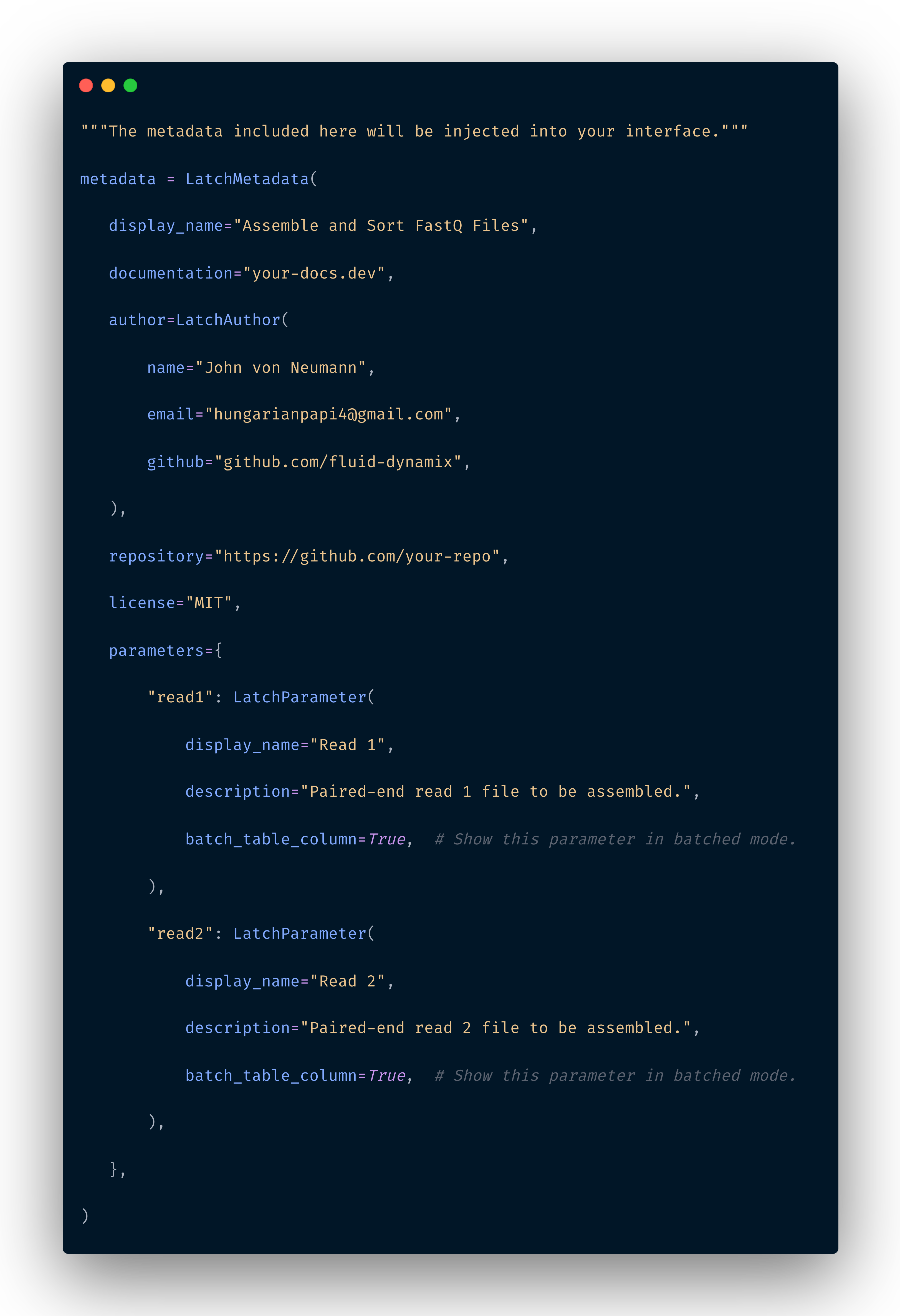 Generate GUIs and Deploy Bioinformatics Workflows from Python