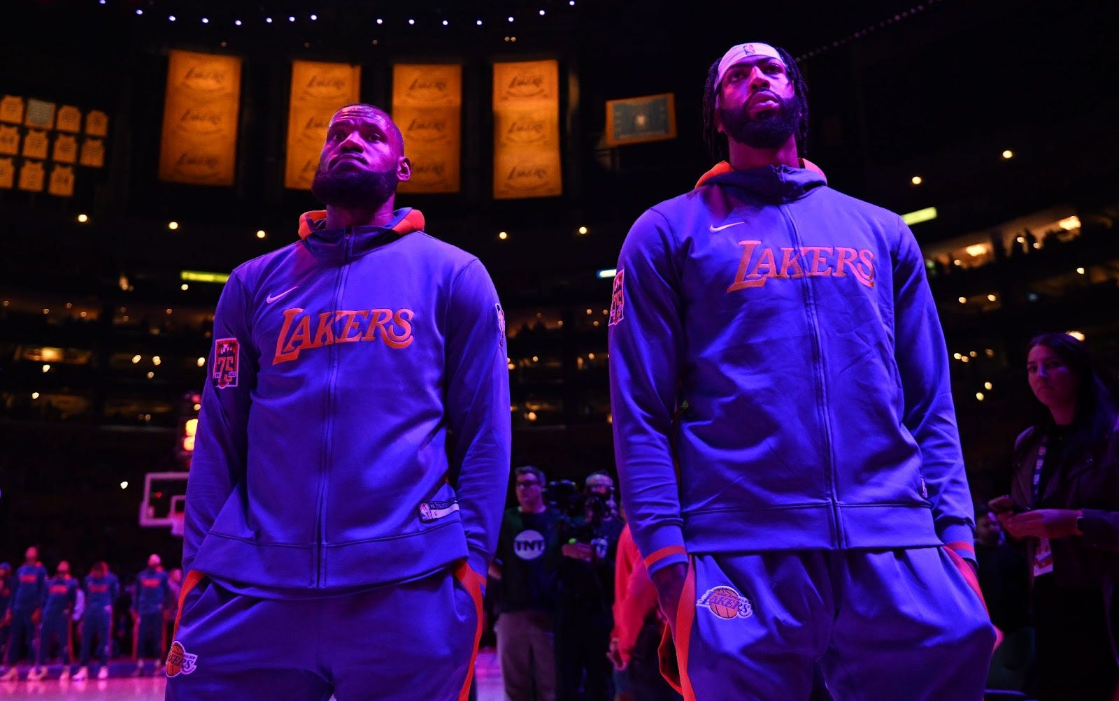 Lakers pre game shop hoodie
