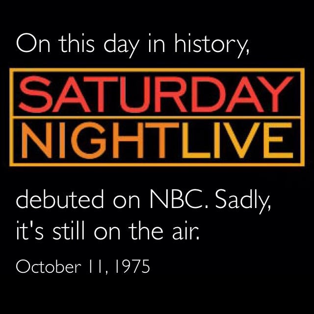 Saturday Night Live Debuts by P. Wood