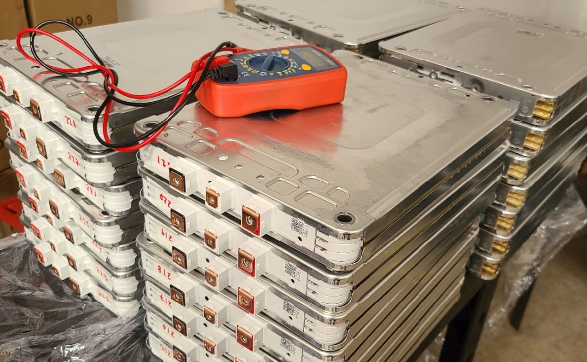 Second life for batteries Intercalation Station