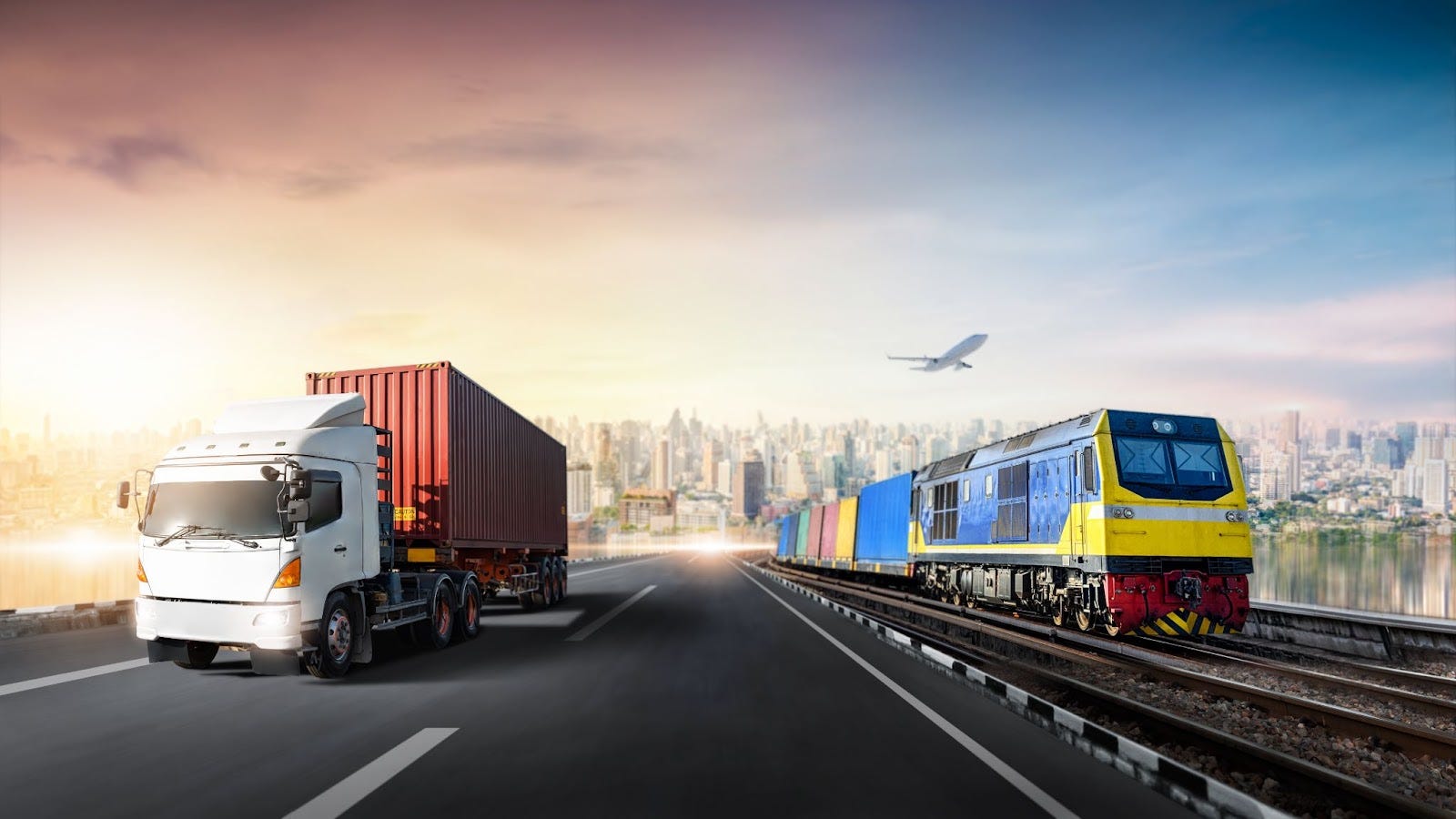 Trains, Trucks, and Supply Chains by Gad Allon