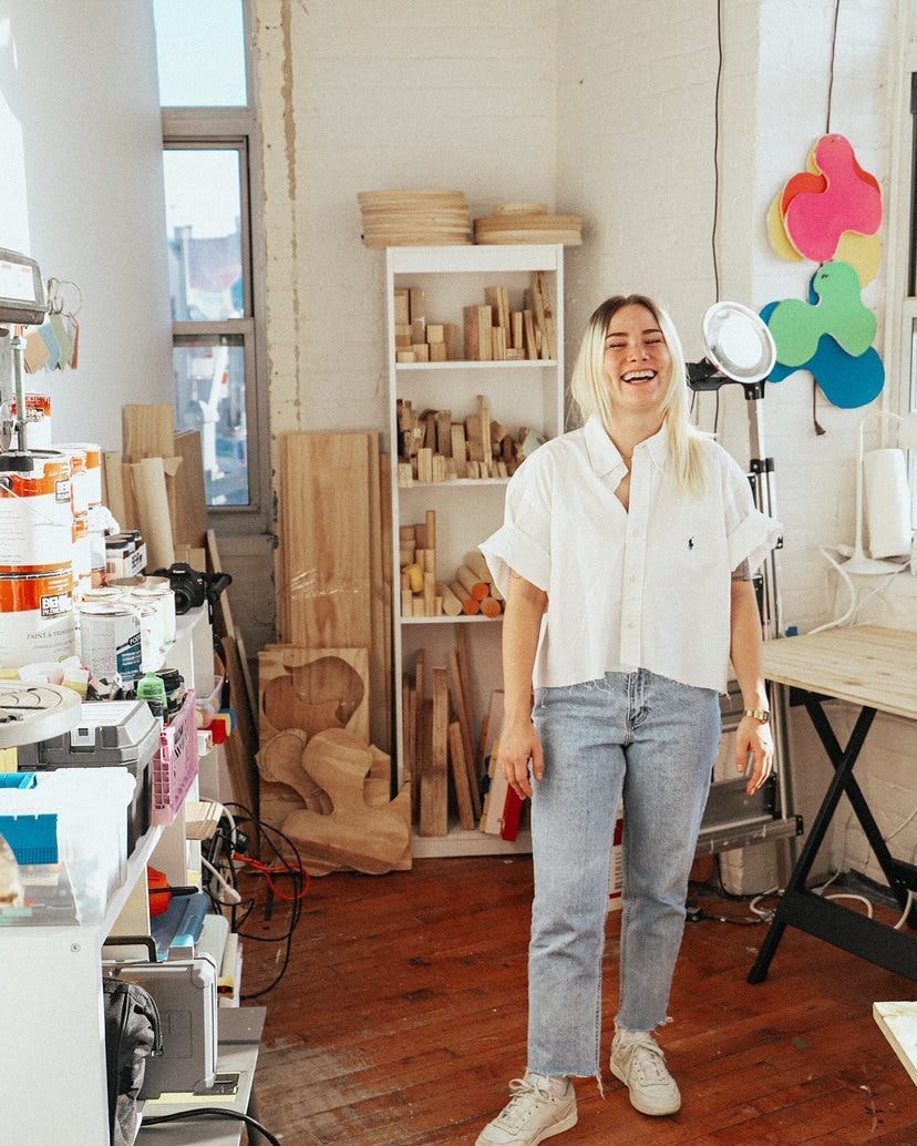 35 Cute and colorful furniture by the Brooklyn carpentress, Sophie