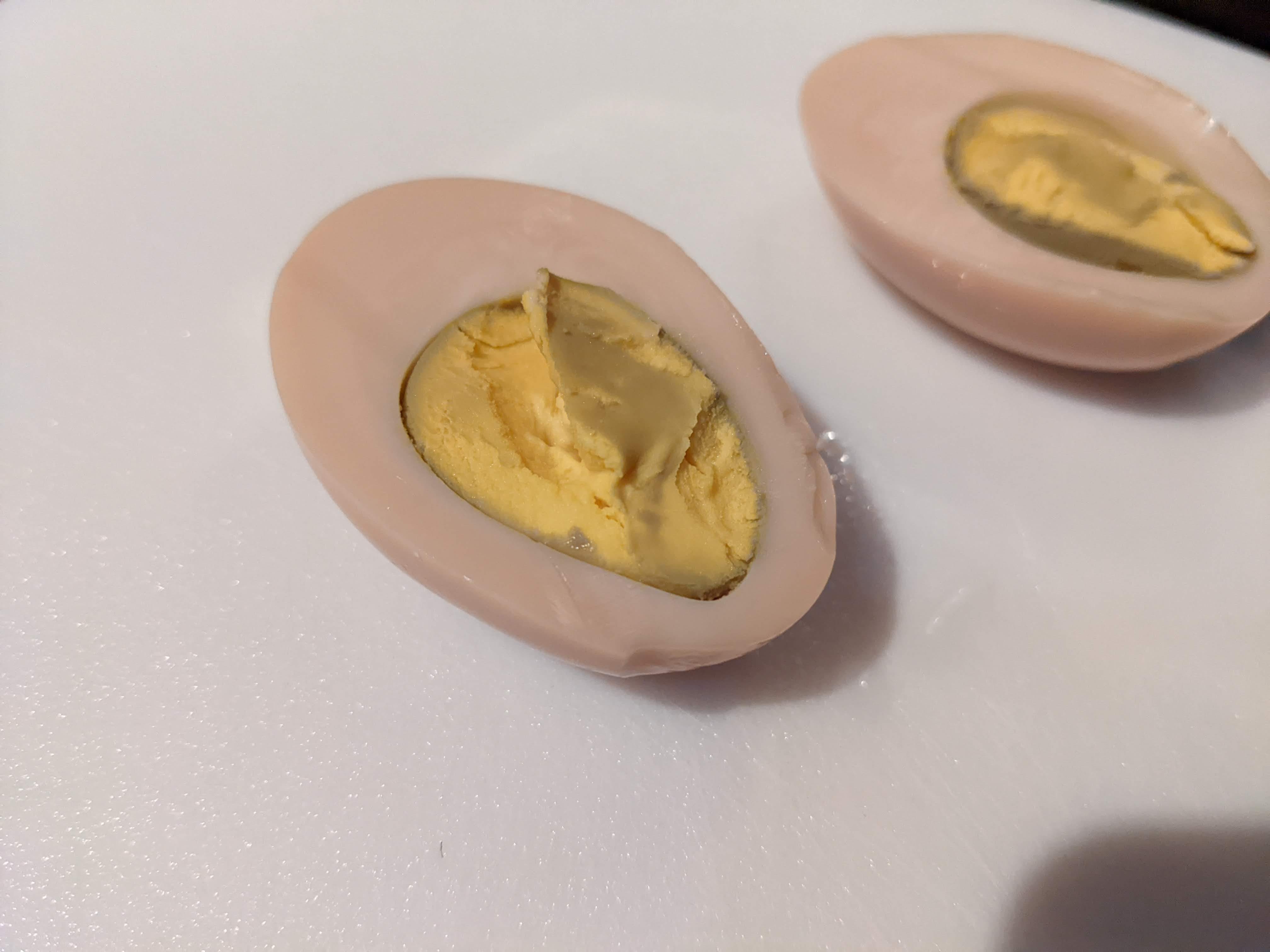Overcooked eggs shop