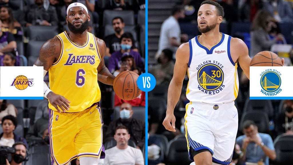 Lakers vs sale warriors live score