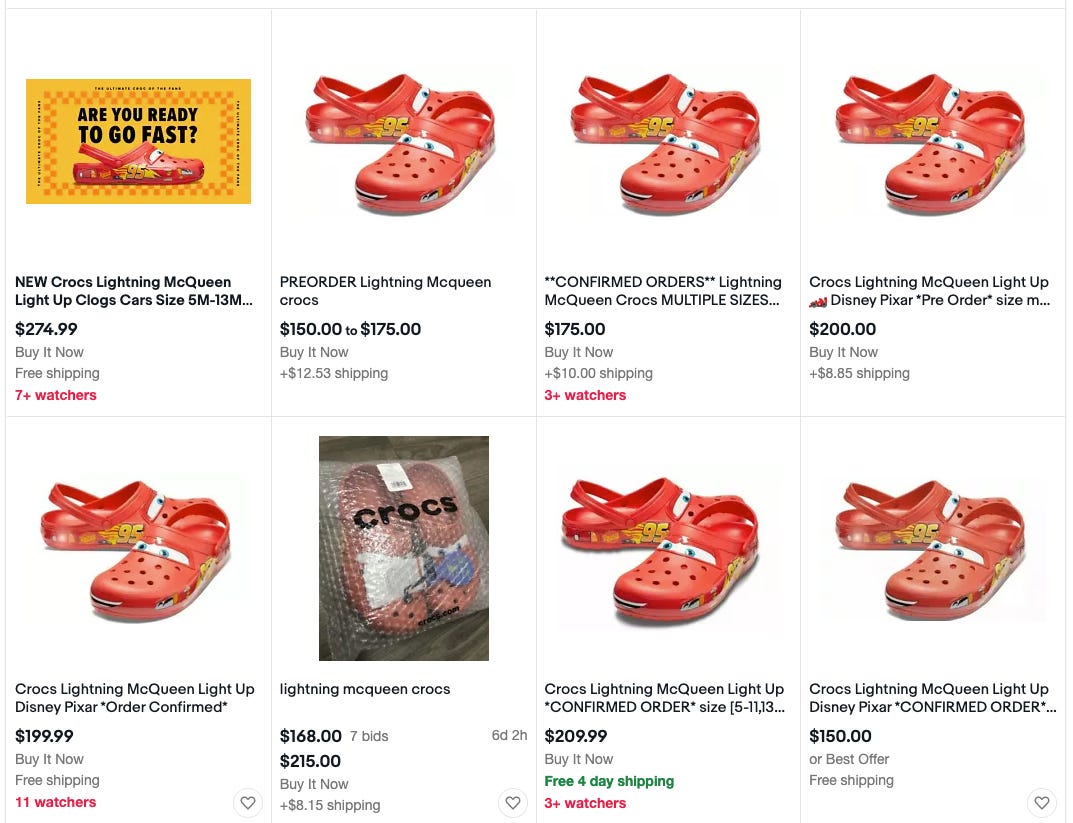Light up lightning mcqueen crocs adults new arrivals