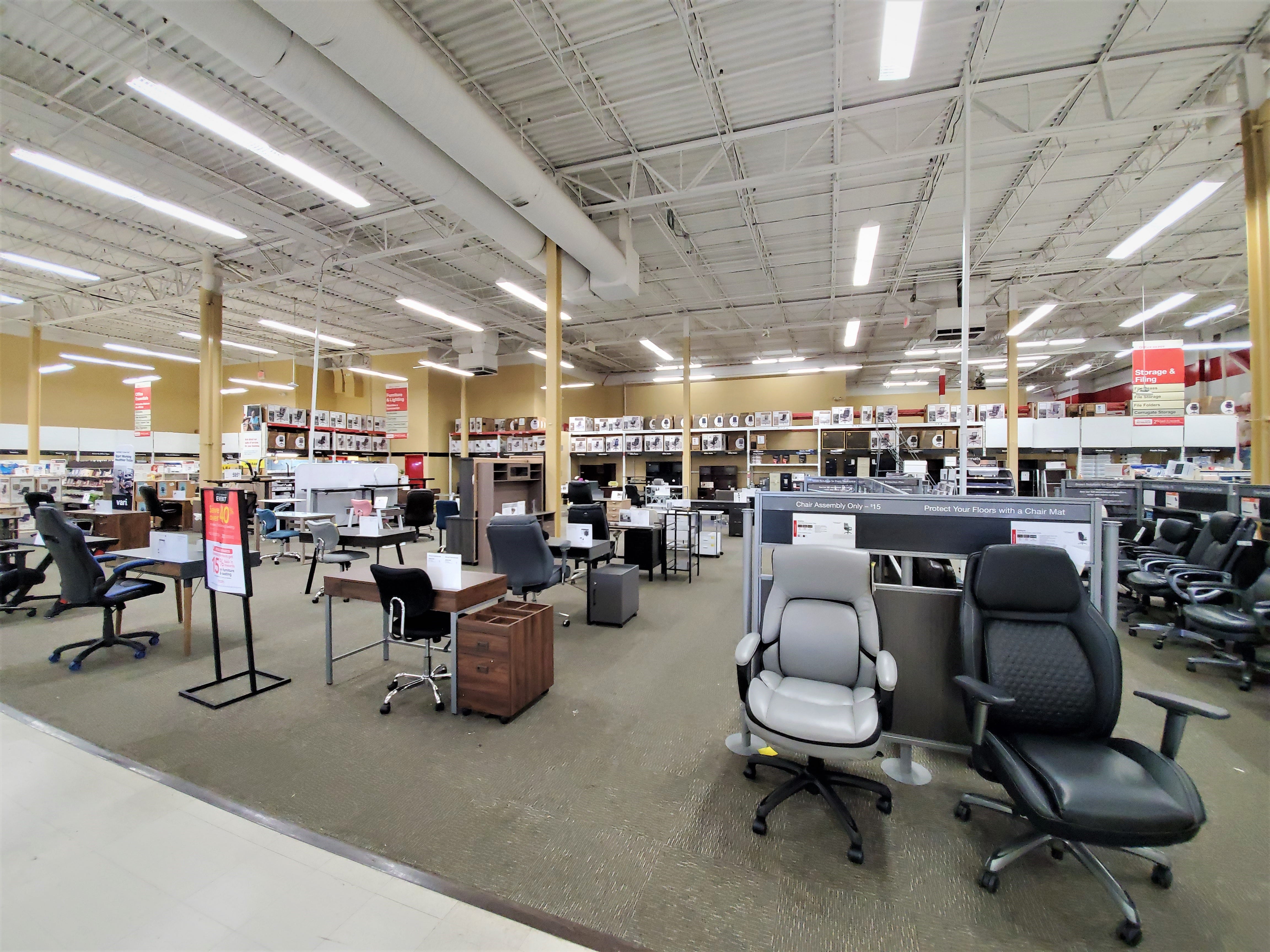 Office depot top desks in store