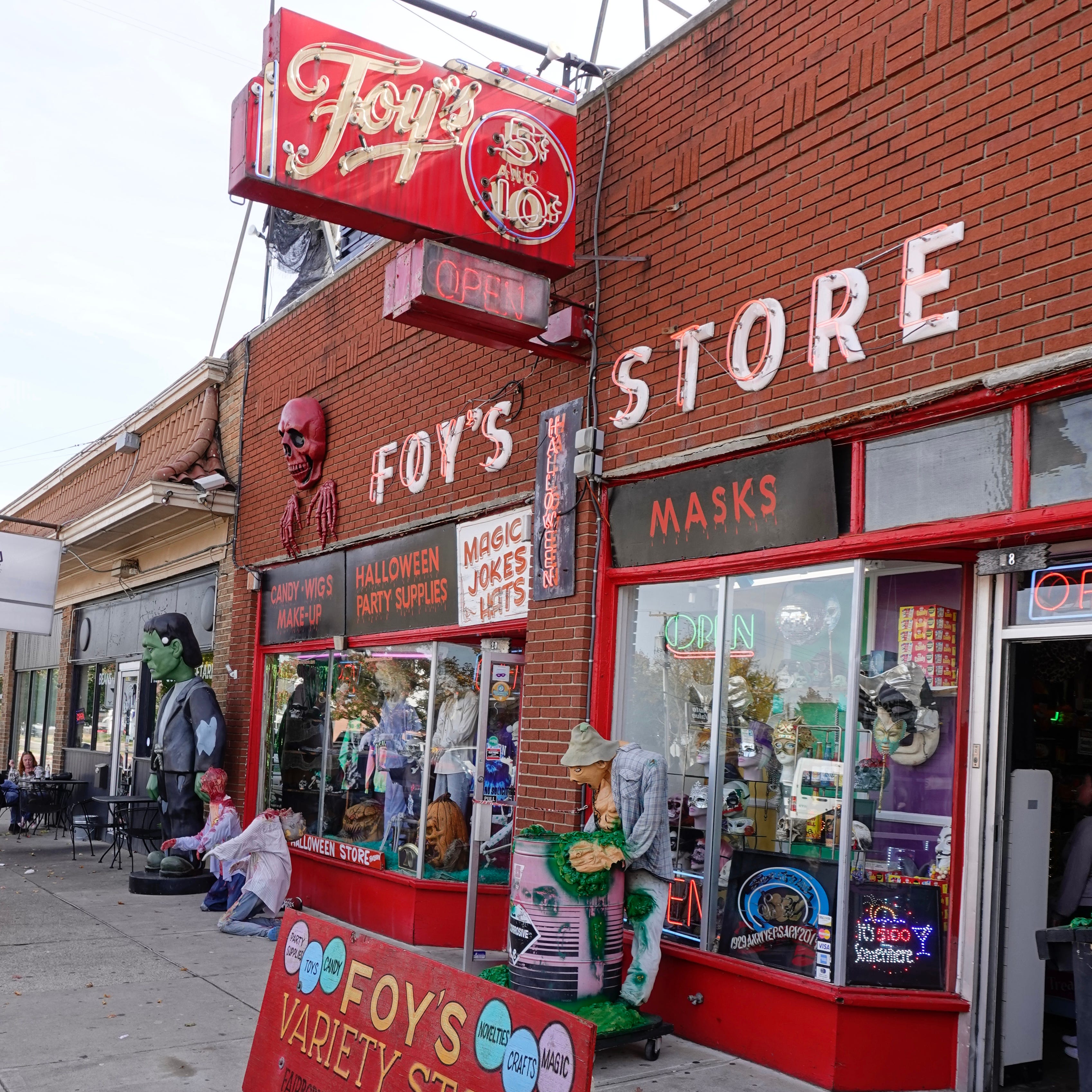 Foy's Halloween Store in the sensationally spooky vintage experience