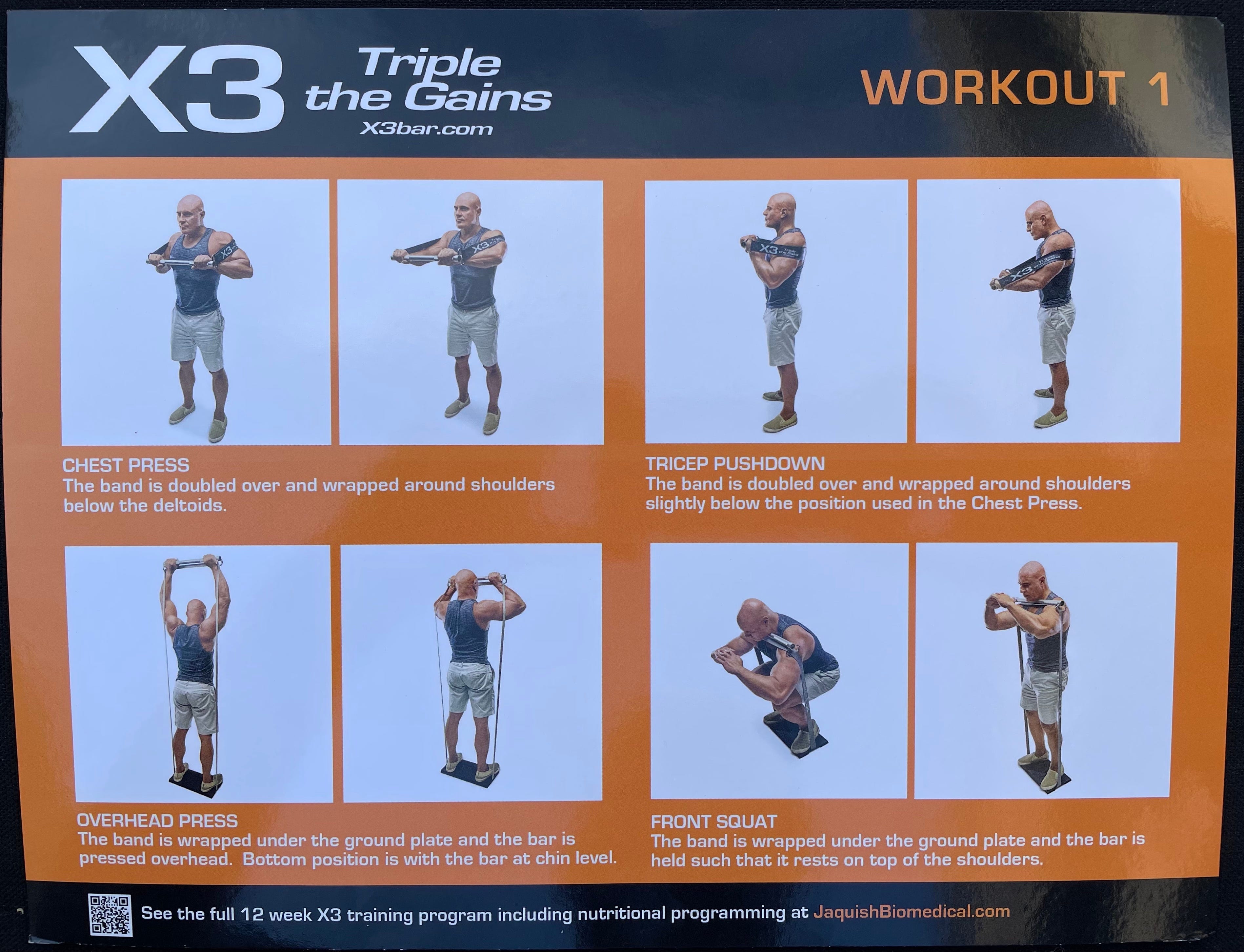 X3 workout shop
