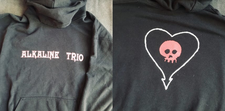Alkaline trio hoodie deals