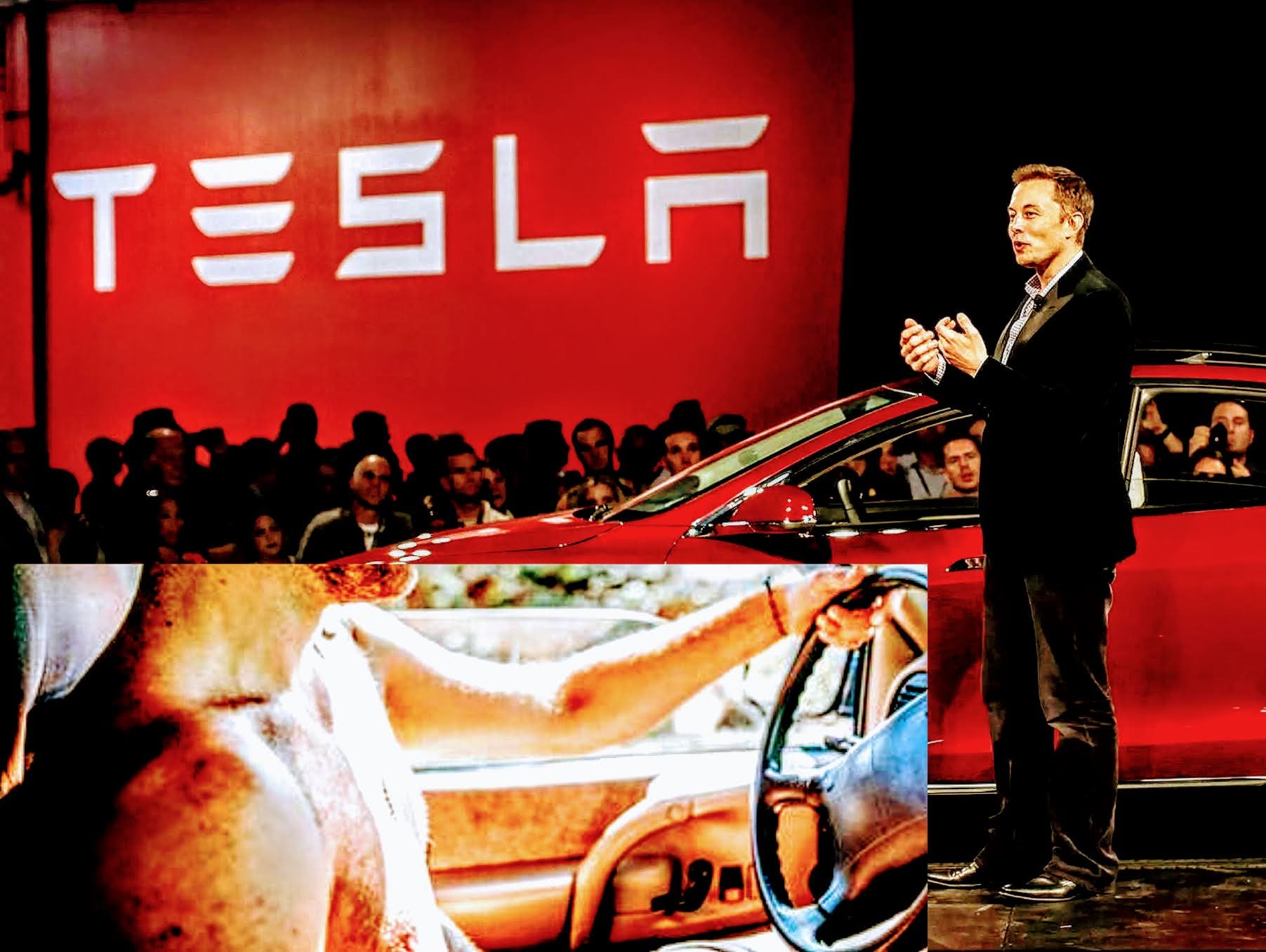 Tesla Releases Nude Driving Technology