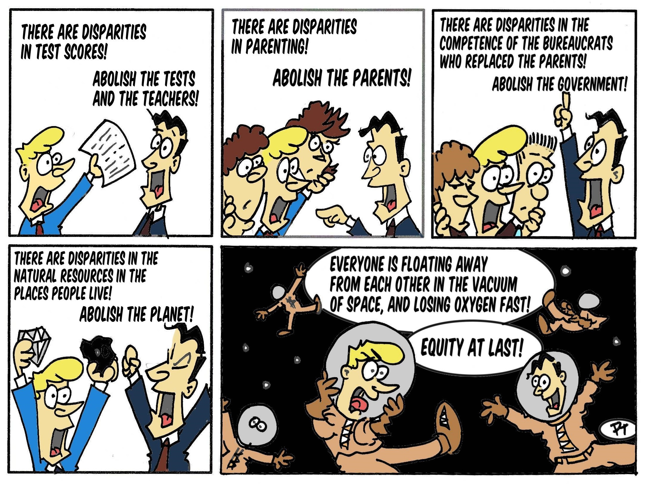 Cartoon -- "Equity at Last!" - Big Picture by Paul Taylor