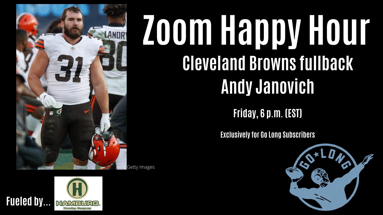 Happy Hour Info Andy Janovich is ready to crush some Busch Lattes
