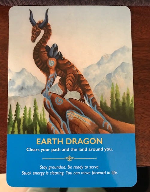 Sunday 10 July Reading: Dragon Oracle Cards by Diana Cooper