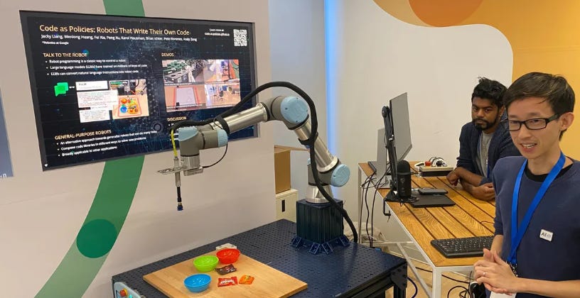 Google Robots That Write Their Own Code